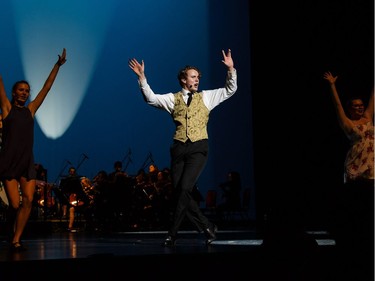 Students perform an excerpt from Catch Me If You Can, Merivale High School, during the annual Cappies Gala awards, held at the National Arts Centre, on May 28, 2017, in Ottawa, Ont.