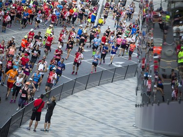 The full marathon kicked off early Sunday morning, part of the Tamarack Ottawa Race Weekend.