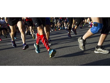The full marathon kicked off early Sunday morning, part of the Tamarack Ottawa Race Weekend.