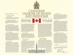 The Canadian Charter of Rights and Freedoms.