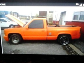 According to police, a pick-up truck was stolen from a parking lot along Boyd Avenue, near Carling Avenue. The truck, which does not have licence plates, is described as an orange 1992 GMC Sierra.
