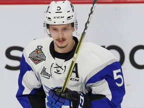 The Saint John Sea Dogs' Thomas Chabot, an Ottawa Senators prospect, has been named CHL defenceman of the year.