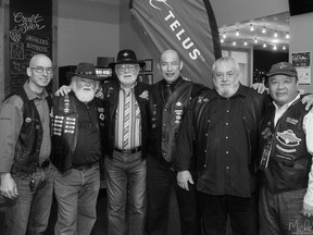 The 2017 TELUS Ride for Dad was officially launched April 27 at Kanata’s Big Rig Brewery. On hand for the launch were (from left to right): Steve Templeton, Ottawa Ride Captain; Don Helman (Ottawa Co-Chair); Garry Janz, President, TELUS Ride For Dad; Dr. Don Chow, MD, FRCSC, Ottawa Ride Co-Chair; Byron Smith, (National Ride Captain & Co-Founder); Keith Fong (Ottawa Ride Co-Chair).