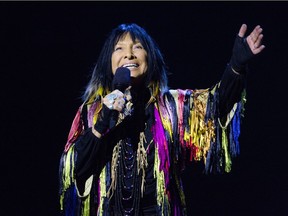 Buffy Sainte-Marie at the 2017 JUNO Awards held at Canadian Tire Centre Sunday April 2, 2017.   Ashley Fraser/Postmedia
Ashley Fraser, Postmedia