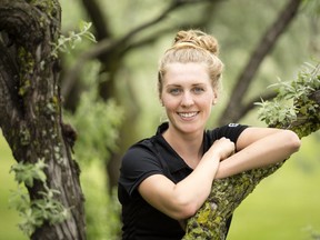 Joanna Brown of Carp is photographed in Ottawa on Friday. This weekend, she'll compete in the Ottawa International Triathlon along with all other national and development team members. Darren Brown/Postmedia