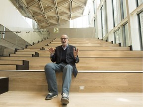 Peter A. Herrndorf, President and CEO of the National Arts Centre poses for a photo during an exclusive preview of the NAC's spectacular $110,5 million Architectural Rejuvenation Project, designed by renowned Canadian architect Donald Schmitt and built by PCL Construction, Wednesday June 28, 2017