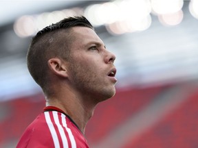 Carl Haworth, Fury FC's MVP last season, made his 2017 debut at Rochester on Saturday after battling an ankle injury. He says the school-day game is a chance to bring young fans into the sport. James Park/Postmedia