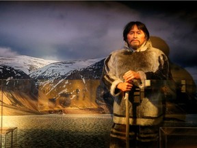 Nuvumiutaq, the Arctic Bay kayaker, is a scientific reconstruction, based on human remains, of the face and figure of an Inuk man who lived about 800 years ago. It's at the new Canada History Hall in the Canadian Museum of History, opening July 1.