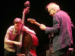 Bill Frisell (guitar) and Thomas Morgan (double bass) played together as part of the TD Ottawa Jazz Festival's Jazz Warriors Series at the NAC Friday (June 23, 2017) night at the NAC.