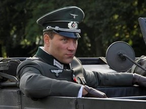 This image released by A24 shows Jai Courtney in a scene from &ampquot;The Exception.&ampquot; (Johan Voets/A24 via AP)