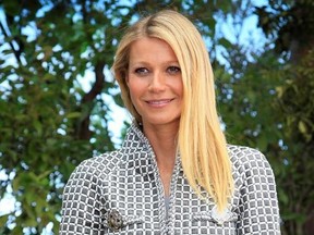 FILE - In this Jan. 26, 2016, file photo, Gwyneth Paltrow poses for photographers before Chanel&#039;s Spring-Summer 2016 Haute Couture fashion collection in Paris. Paltrow hosted the inaugural &ampquot;In Goop Health&ampquot; event Saturday, June 10, 2017, in Culver City, California, where about 600 women spent the day chatting, learning, eating, shopping and generally indulging in the designer-wellness lifestyle touted by goop.com. (AP Photo/Thibault Camus, File)