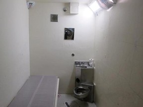A solitary confinement cell is shown in a handout photo from the Office of the Correctional Investigator. The federal government is introducing legislation that would limit how long prison inmates can be kept in solitary confinement.