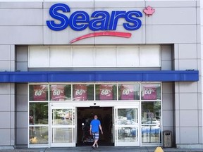 A Sears Canada outlet is seen Tuesday, June 13, 2017 in Saint-Eustache, Quebec. Sears Canada says it is seeking court protection from its creditors in order to restructure its business. THE CANADIAN PRESS/Ryan Remiorz