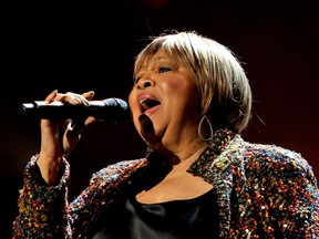 A throwback photo of Mavis Staples performing in L.A.