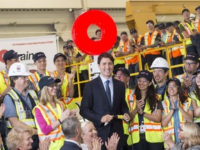 Prime Minister Justin Trudeau confirmed federal funding at the O-Train Belfast Yard maintenance facility.