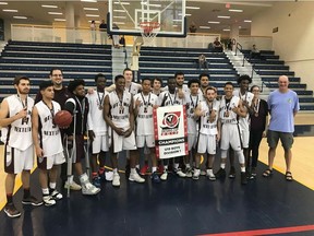 After defeating Ottawa Elite 75-65 in the final, Ottawa Next Level team members celebrate winning the Ontario Cup U19 boys' junior division 1 championship.
Hoop There It Is photo