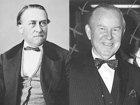 Hector Langevin (left) lost his name on the building that houses the PMO; now let's consider how Lester Pearson felt about racial issues.