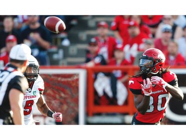 Stamps Football

Calgary Stampeders Marken Michel with touchdown catch against Jonathan Rose of the Ottawa Redblacks during CFL football in Calgary. AL CHAREST/POSTMEDIA

TD
Al Charest, AL CHAREST/POSTMEDIA