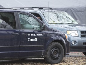 File photo of Canadian Food Inspection Agency vehicles.