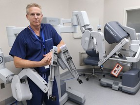 Dr. Chris Morash at the Ottawa Hospital in Ottawa Ontario Thursday June 1, 2017. Dr. Morash uses the DaVinci Surgery System at Hospital. Ottawa's Ride for Dad funded the system.