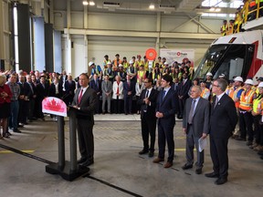 Prime Minister Justin Trudeau confirmed on Friday the federal government's intent to fund the city's $3-billion blueprint to extend LRT in four directions by 2023.
