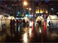 Trophy's first event was at Nuit Blanche, with five tents on George Street in the ByWard Market.