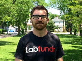 Eric Fisher, a biochemist that has begun the crowd source campaign Labfundr to help researchers and their projects.