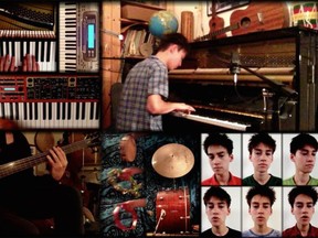 A screenshot from one of Jacob Collier's viral videos.