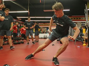 Thomas Chabot during the 2017 Ottawa Senators Development Camp at the Canadian Tire Centre, June 28, 2017.