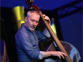 Bassist Reid Anderson and The Bad Plus perform at the Ottawa Jazz Festival on June 28, 2017.