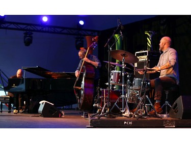 The Bad Plus, consisting of pianist Ethan Iverson, bassist Reid Anderson and drummer Dave King, perform at the Ottawa Jazz Festival.