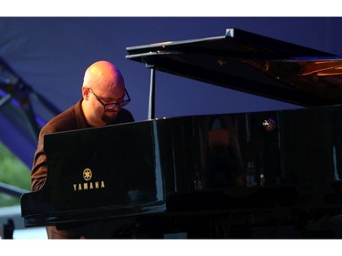 Pianist Ethan Iverson and The Bad Plus perform at the Ottawa Jazz Festival on June 28, 2017.