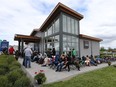 Minto Barrhaven Sales Centre in Ottawa Ontario Friday June 2, 2017. About 80 people were lined up at the sales centre Friday in hopes of buying a house Saturday.   Tony Caldwell