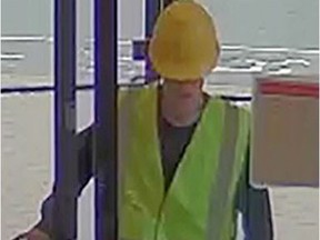 Police are looking for this man in connection with a bank robbery on Main Street, June 19.