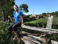 Eleanor Renaud on her 1000 acre farm outside Jasper Ontario Tuesday Sept 6, 2016.