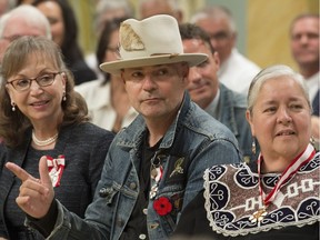 From left: Jacqueline Guest, Gord Downie and Sylvia Maracle.