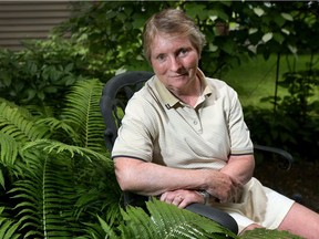 Nancy Biggs poses for a photo at her home in Ottawa Ontario Tuesday June 20, 2017. Biggs just quit as vice-chair of City Hall's advisory committee on environmental issues.