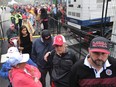 The Canada Day 150 security screening process started Friday, June 30, 2017 at a security check point at Elgin and Wellington on Parliament Hill.