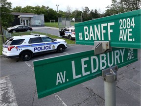 Ottawa Shooting

Ottawa Police at the corner of Ludbury Park and Banff Ave in Ottawa Ontario Wednesday June 28, 2017. Around 1am police responded to Ledbury Park after a teenage male sustained gunshot wound. The teen was tabilized on scene and currently is in stable condition. Tony Caldwell
Tony Caldwell