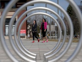 Sunny Half Day in Ottawa

Two ladies go for a walk at Lansdowne Park in Ottawa Saturday April 15, 2017.   Tony Caldwell
Tony Caldwell