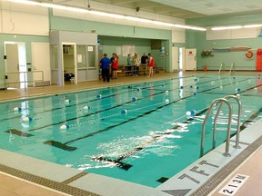 The Smiths Falls Aquatic Recreation Centre at the Gallipeau Centre on Friday.