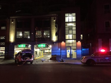 Reader submitted photo of the crime scene in the ByWard market. June 3, 2017.