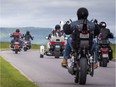 The Telus Ride For Dad in Ottawa on Saturday began at the  Canada Aviation and Space Museum.