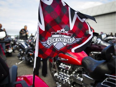 A wide array of colours highlighted participants in TELUS Ride For Dad in Ottawa on Saturday.