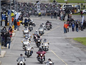 The Ride for Dad motorcycle run is Saturday.