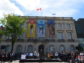 Prime Minister Justin Trudeau speaks during National Indigenous Peoples Day celebrations in Ottawa on Wednesday, June 21, 2017.