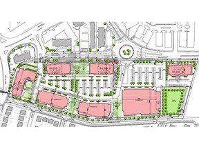 RioCan Management's proposed blueprint to transform the Elmvale Acres Shopping Centre on St. Laurent Boulevard.