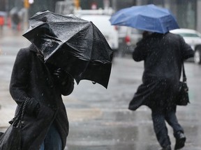 Wet windy Wednesday expected to drop to frost-level temps overnight.