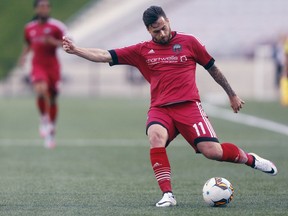 Sito Seoane leads Fury FC in goals with four, but that leaves him tied for 31st overall in the USL. Darren Brown/Postmedia