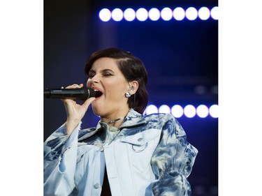 Nelly Furtado performed during WE Day Canada Sunday July 2, 2017 on Parliament Hill.